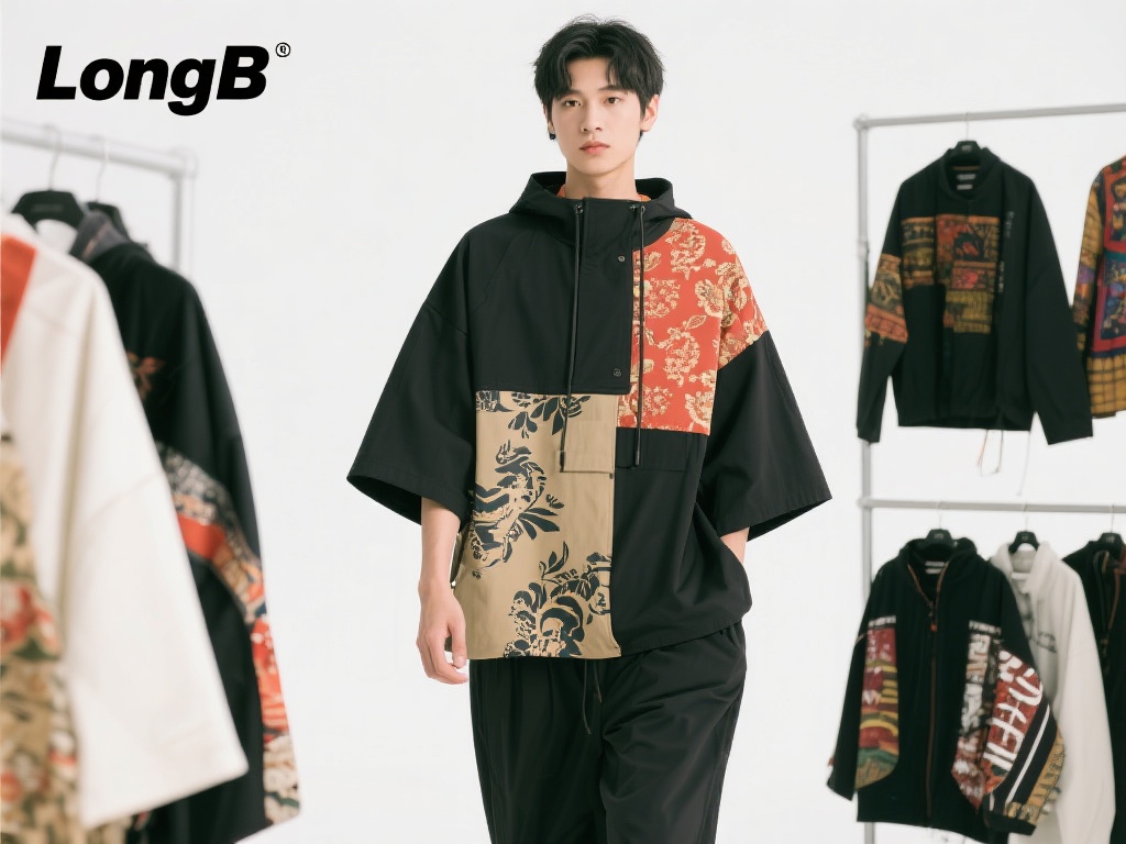 设计创新：融合多元文化与新兴潮流
long8服装